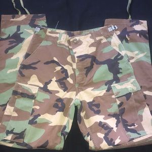 Camo cargo pants